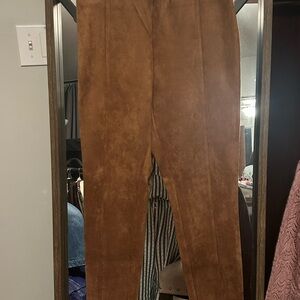 LOFT suede leggings